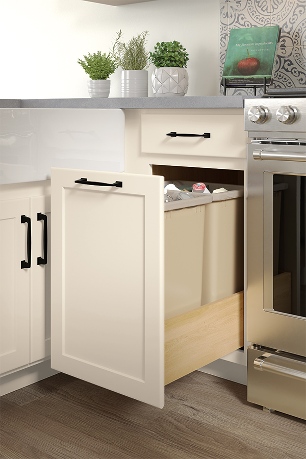 Bottom Mount Base Wastebasket Nest