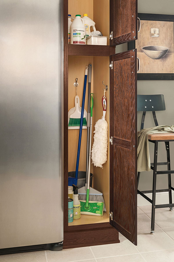 Utility Cabinet with Roll Trays - Nest Cabinetry