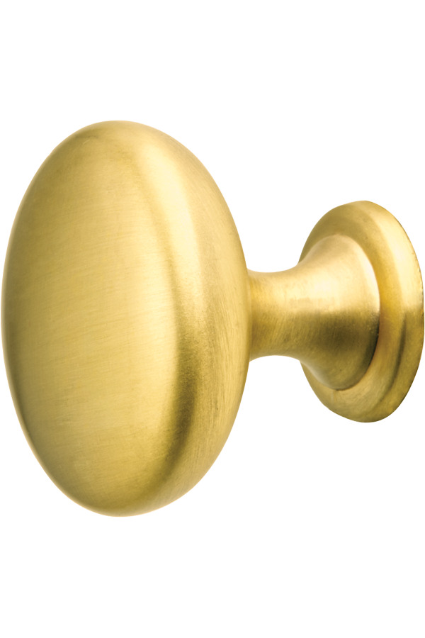 Brushed gold 13/16" round knob HKBG105 Nest