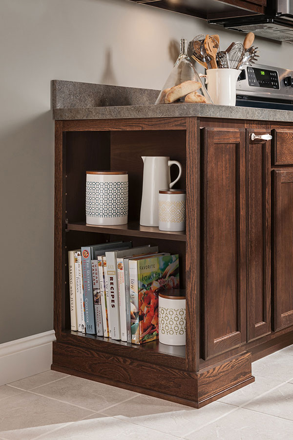 12 Inch Deep Open Base Cabinet Nest Cabinetry